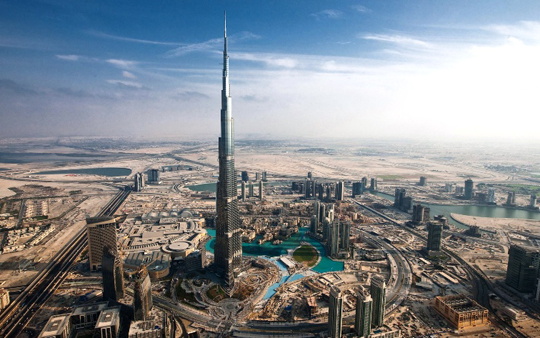      / Burj Khalifa garden