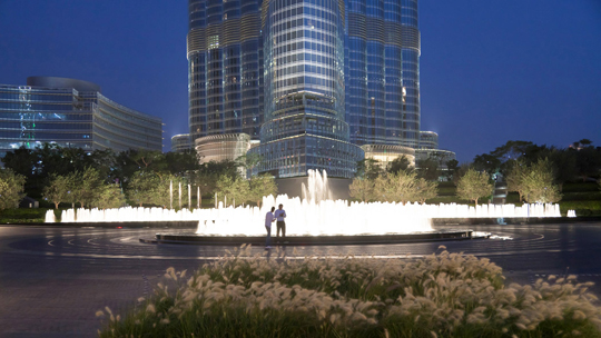Сады и парки Бурдж Халифа / Burj Khalifa garden