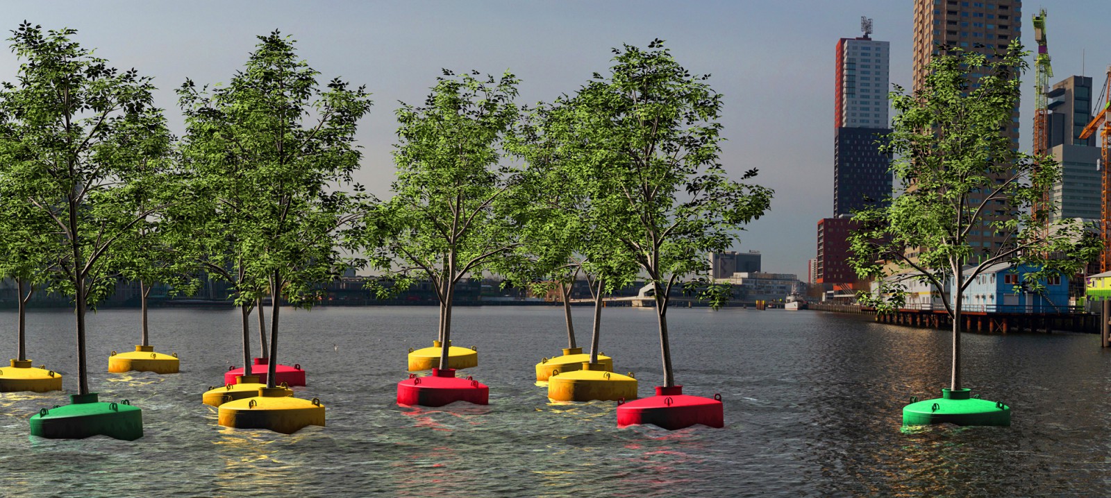 В Роттердаме появится «плавающий» лес