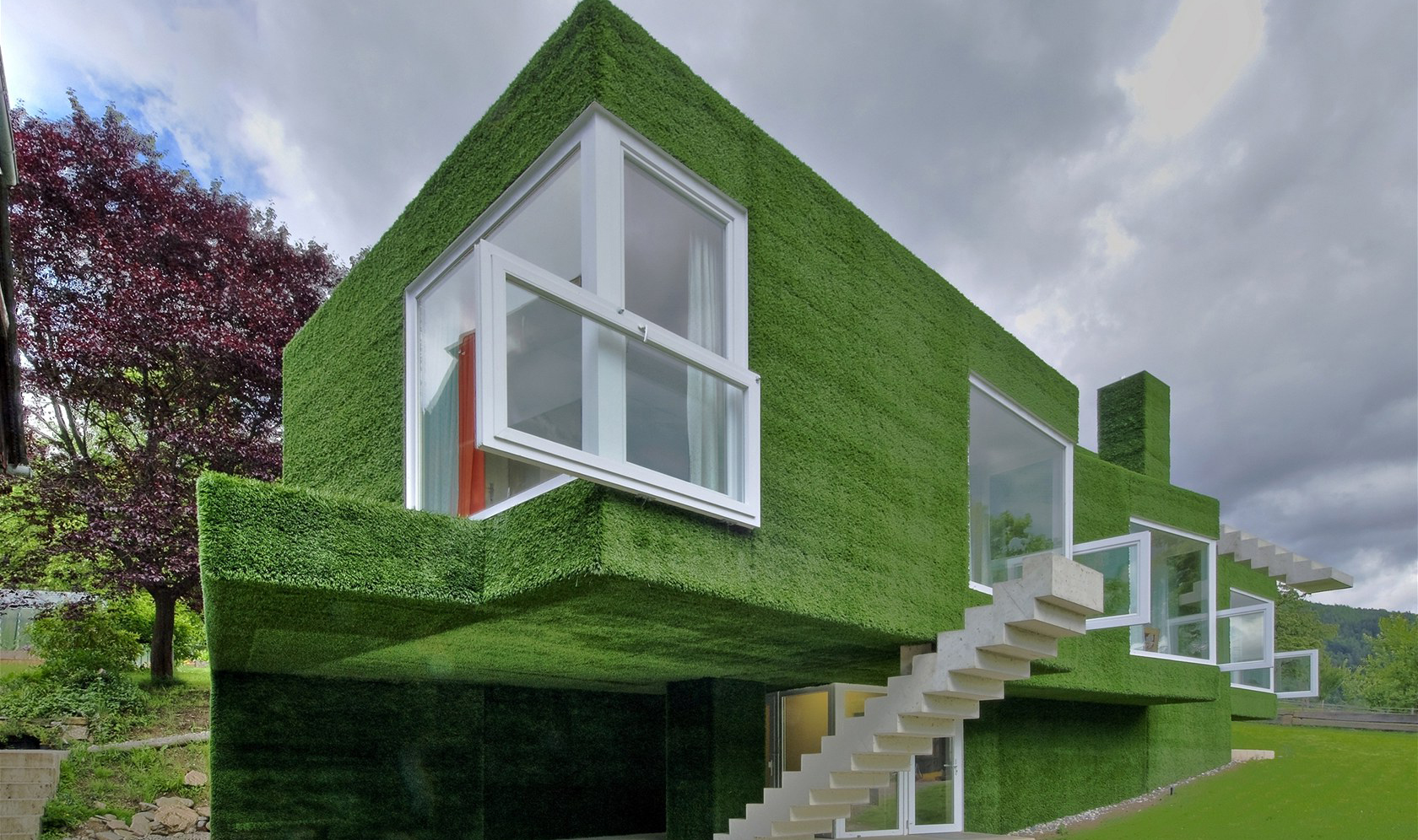 Зеленый дом в Австрии